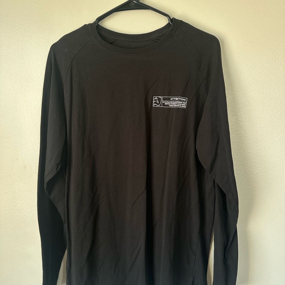 Alphalete Black Long Sleeve Men's Tee